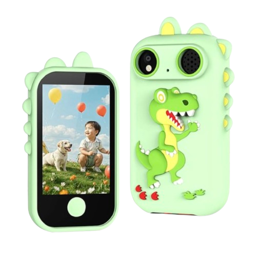 CELULAR PARA NIÑOS CON PANTALLA TÁCTIL HD, CÁMARA DOBLE Y REPRODUCTOR MP3